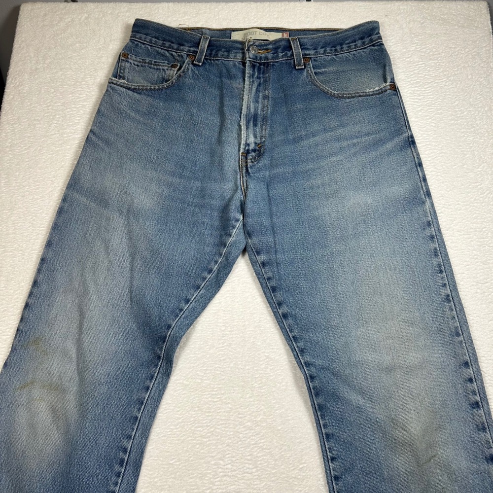 Levi's 517 Boot Cut Jeans Vintage Y2K Denim Pants Mens 33x32 Blue Medium Wash